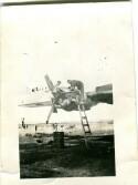 758th Sqn. A/C   Sgt. Sam Shanblott ( L ) and Sgt. R. E. 